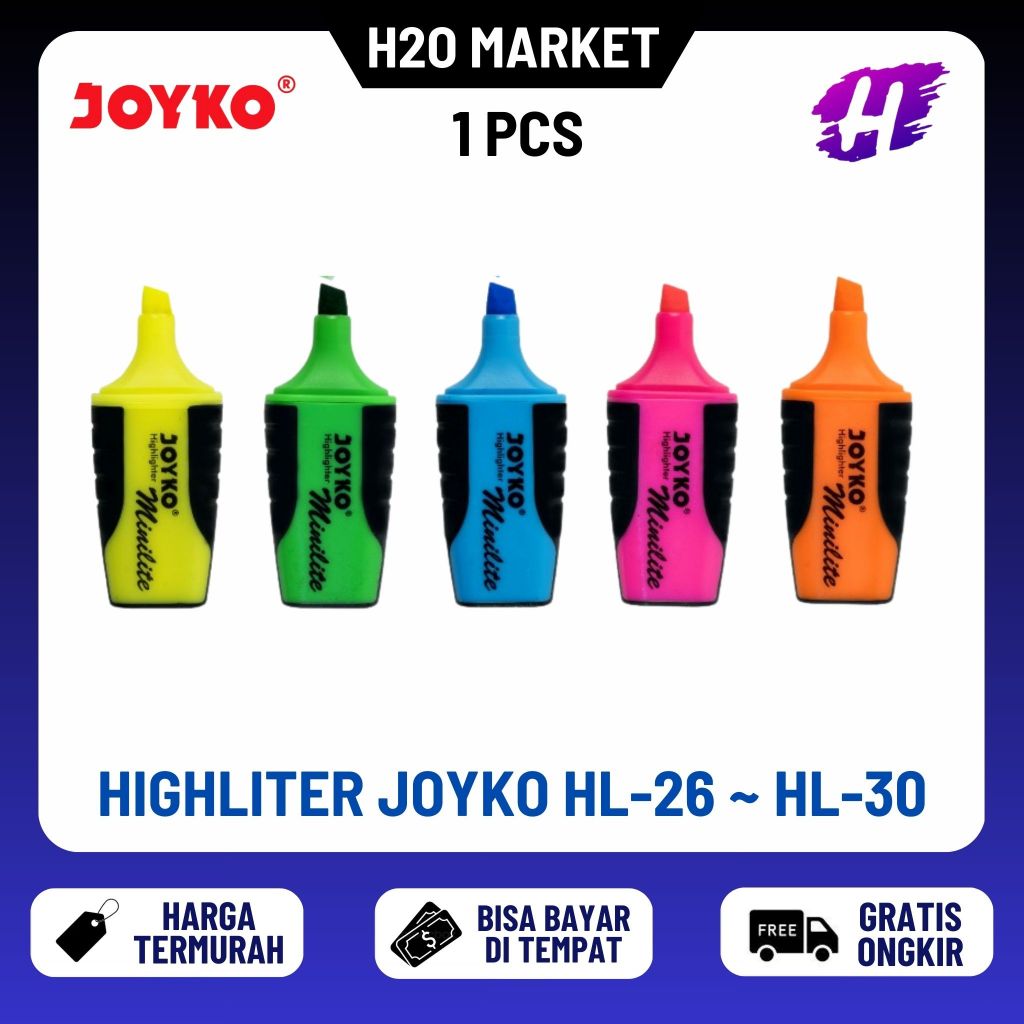 

❤️H2O❤️ STABILLO / HIGHLIGHTER MINI JOYKO HL-26 ~ HL-30