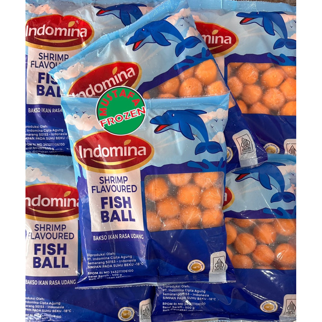 

Indomina Shrimp Flavour Fish Ball 500gr