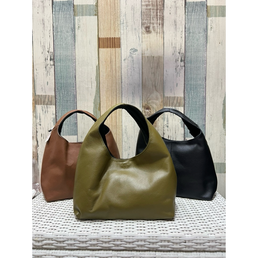 Tas Bahu Hobo Kulit Asli Shoulder Bag (S) - Aul Leather