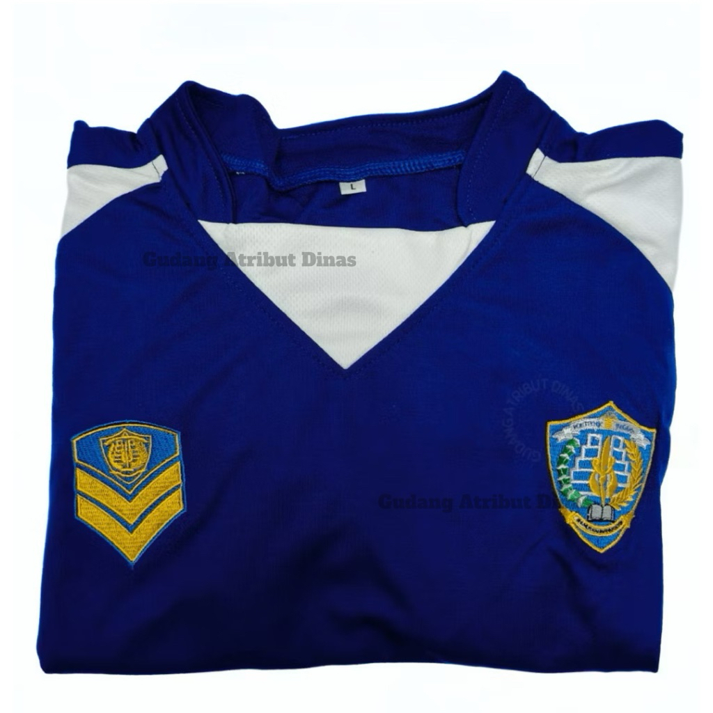 Kaos PDO Poltekim Biru Metalik/ Kaos PDO/ Kaos Poltekim/ Kaos Biru/ GAD