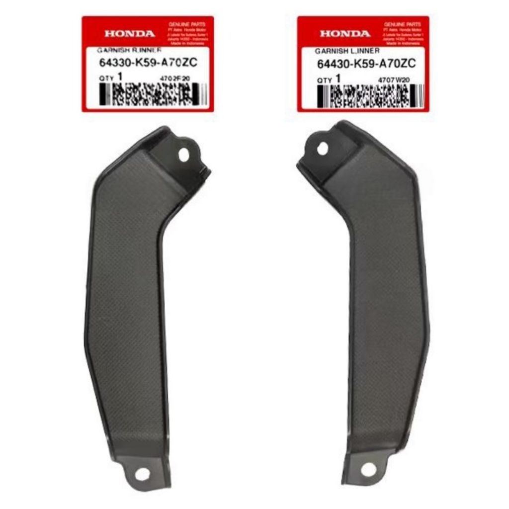 64330-K59-A70ZC 64430-K59-A70ZC Garnish Inner Depan Samping Kanan Kiri Vario 125 150 Led 2018 - 2022