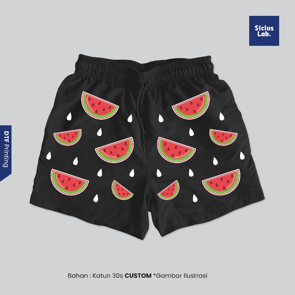 SICLUS LAB - [KOLOR KATUN] CELANA PENDEK BOXER PRIA | BOXER PRIA SABLON VARIASI KEREN V2