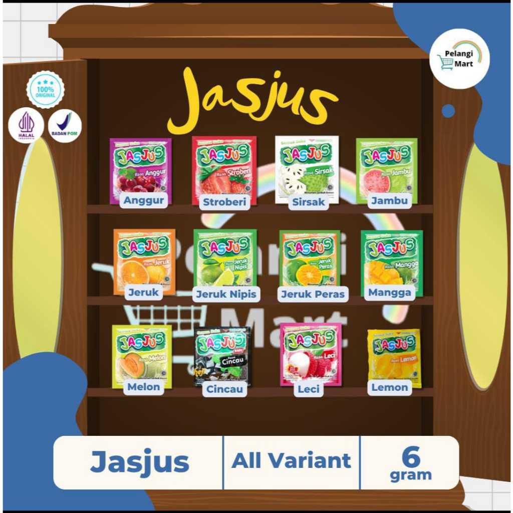 

Jasjus renteng all varian karton (6 pack x 5 rtg x 300 pcs)