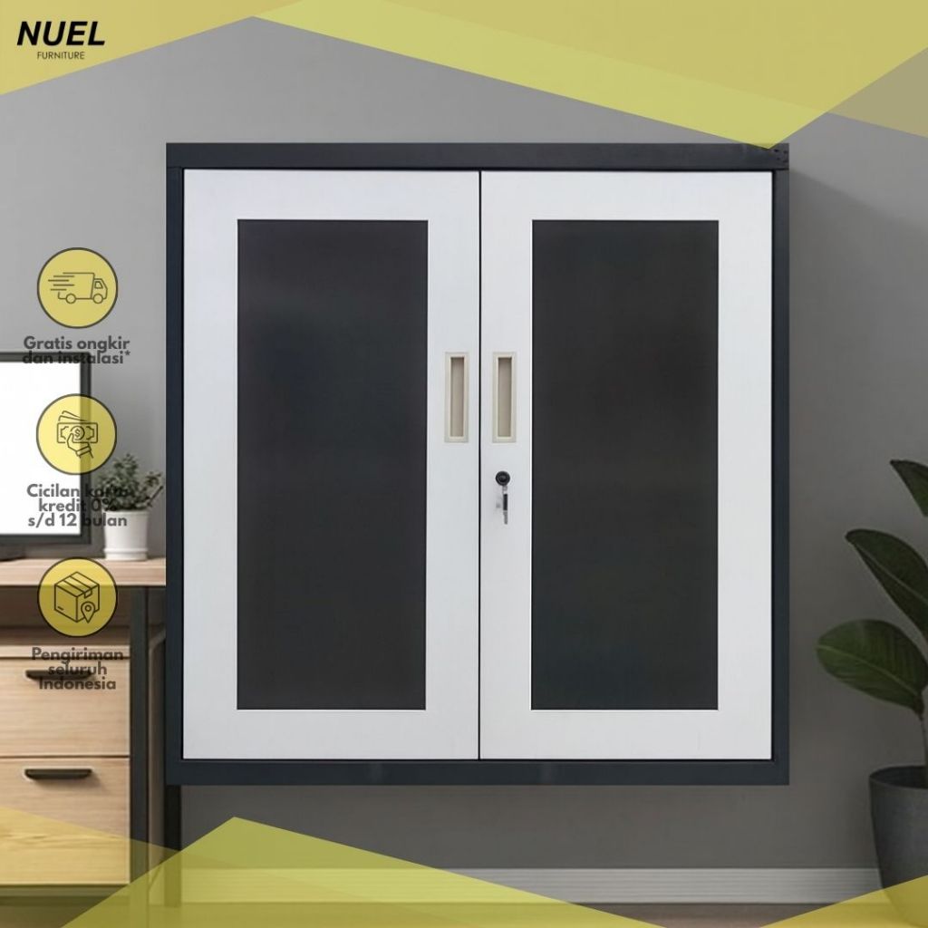 

NUEL Lemari Sliding File Arsip Dokumen Kabinet Kaca Pendek AA-H19SL