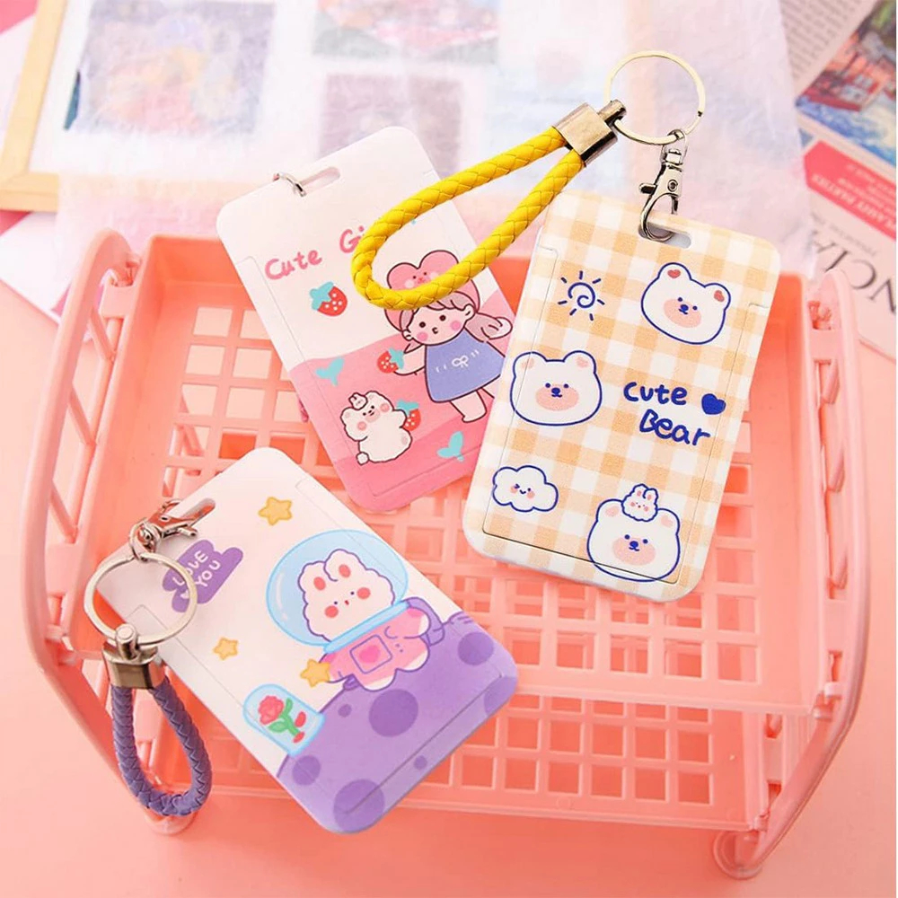 

ID Card Holder Motif Karakter Lucu Pelindung Kartu Name Tag / Tempat Kartu Akses Kantor MRT Busway E-Money Flazz Lanyard
