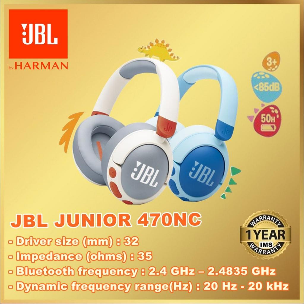 JBL Junior 470NC Wireless Noise Cancelling Over-ear Headphone for kids