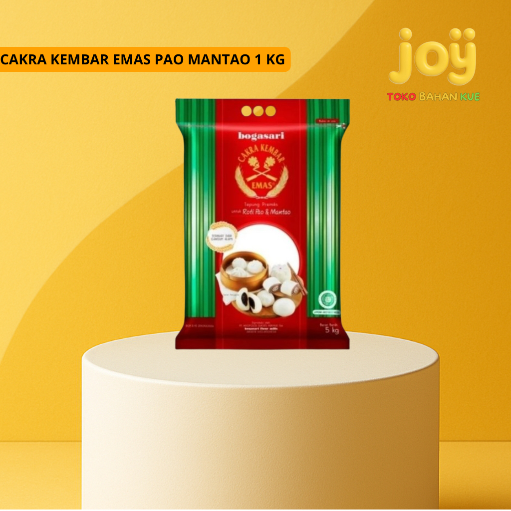 Bogasari Tepung Cakra Kembar Emas Pao & Mantao 5 Kg