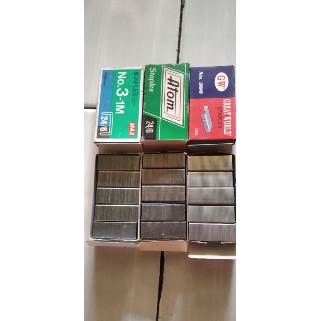 

paket 3set isi Staples no 3-1m isi 3000 isi Staples.
