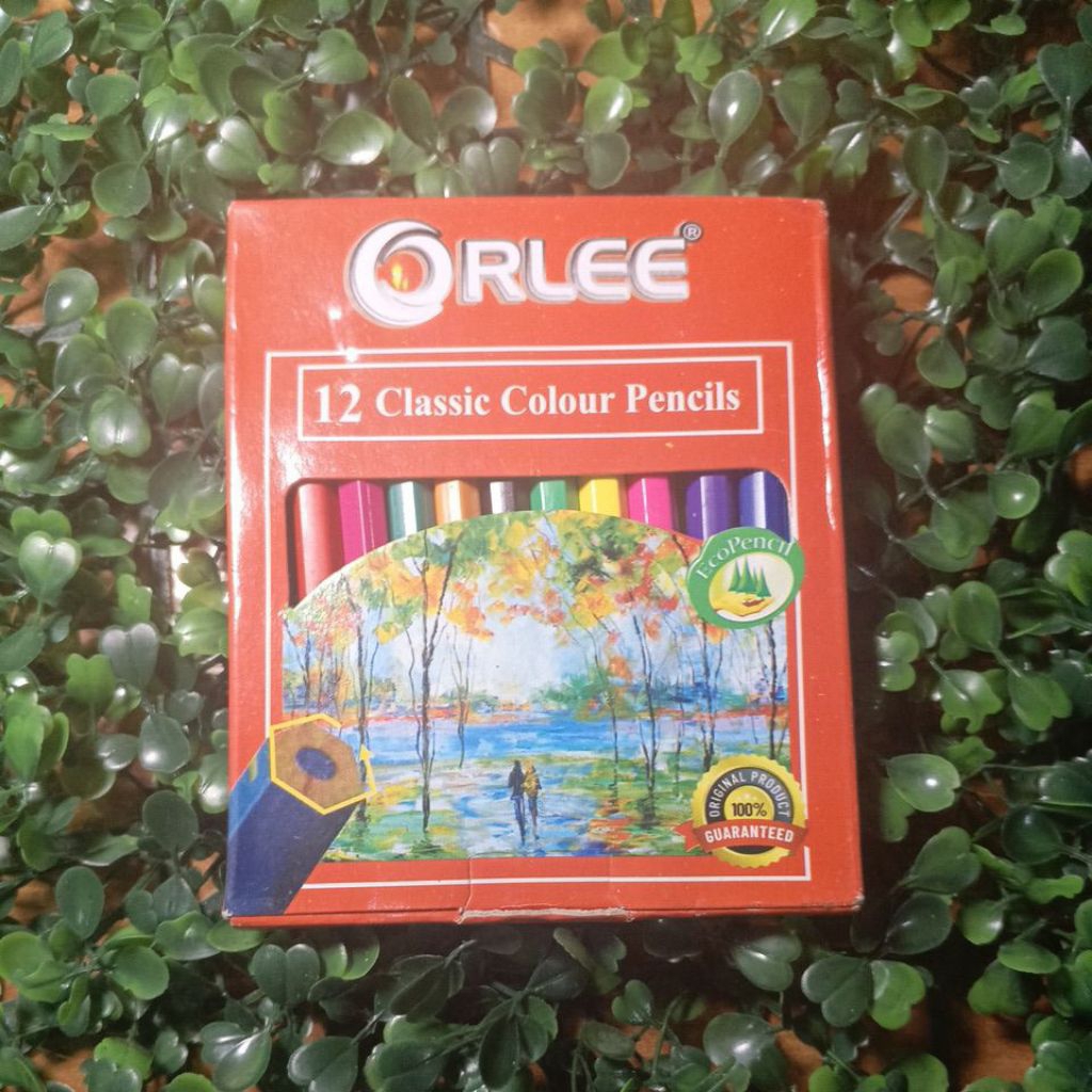 

Pensil Warna pendek Klasik Orlee 12 warna