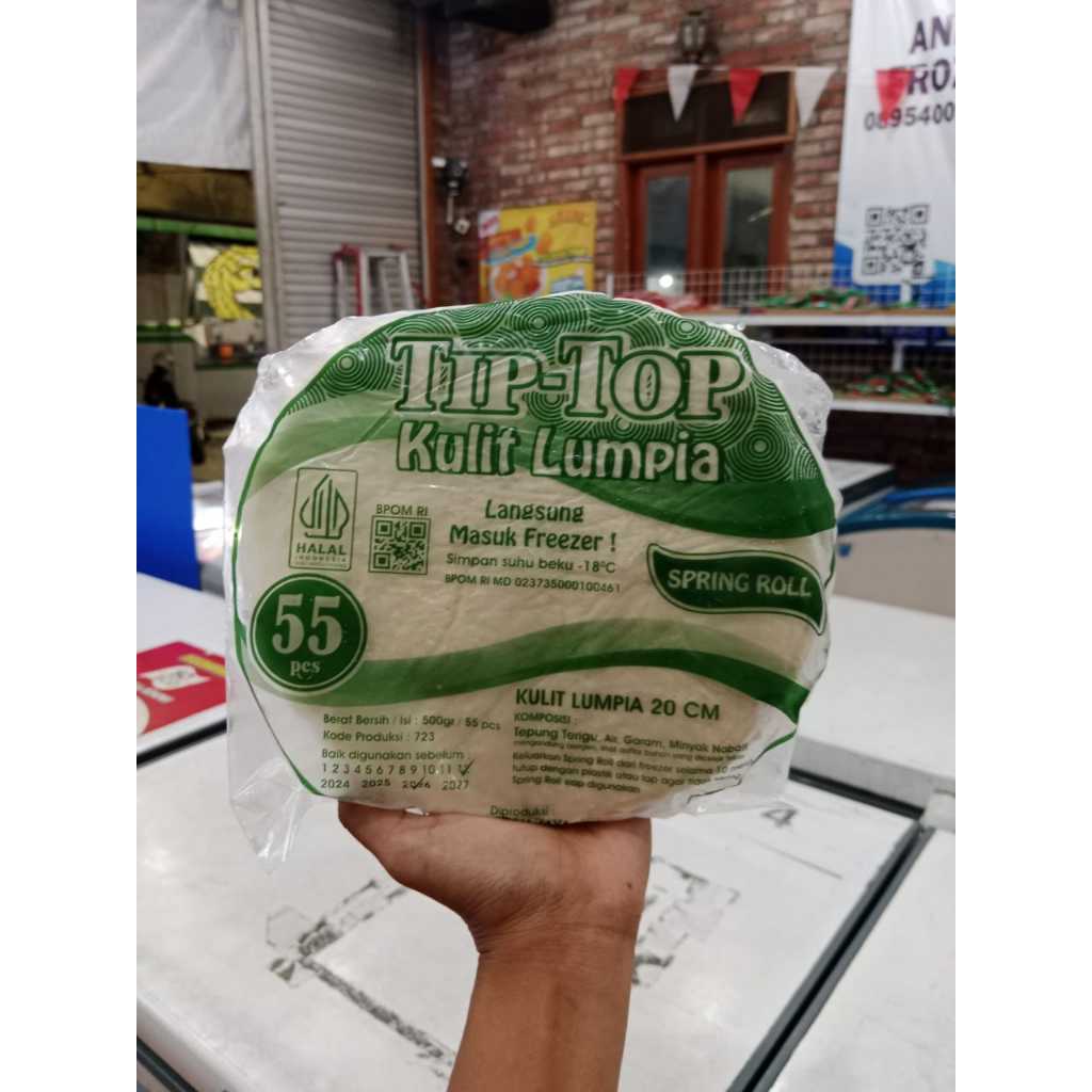 

TIPTOP Kulit Lumpia 20cm isi 55 lembar