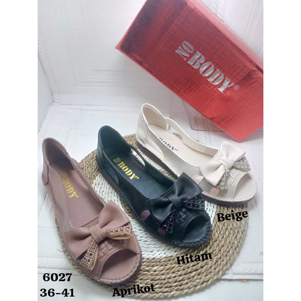 SEPATU FLAT IMPORT WANITA NOBODY 6027