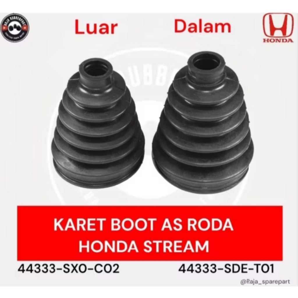 karet Boot As Roda CV Joint HONDA STREAM oem Premium