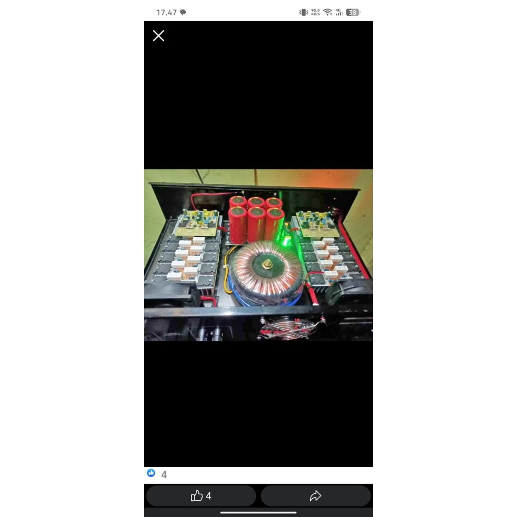 power amplifier rakitan 5@ct55