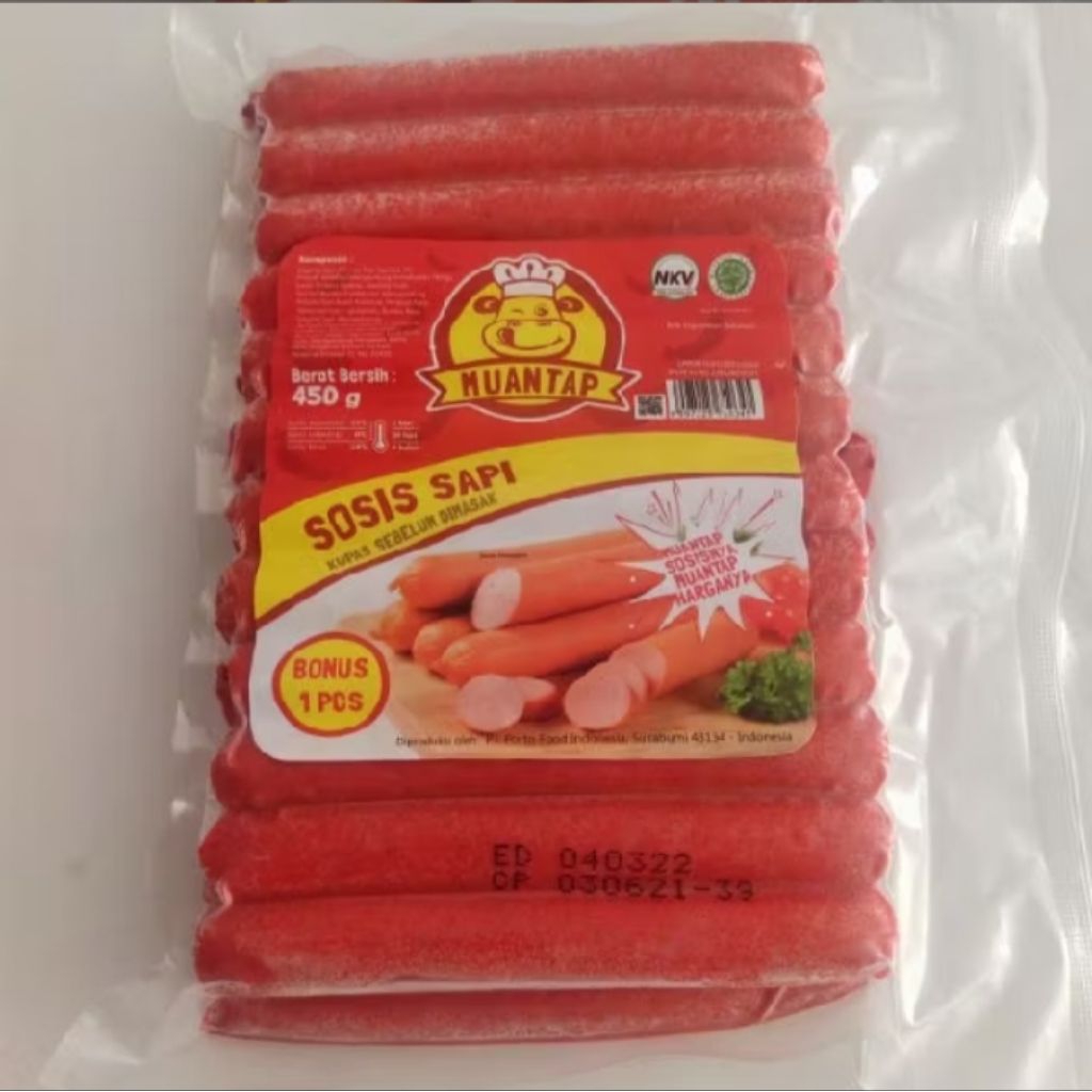 

sosis sapi muantap 450 gram