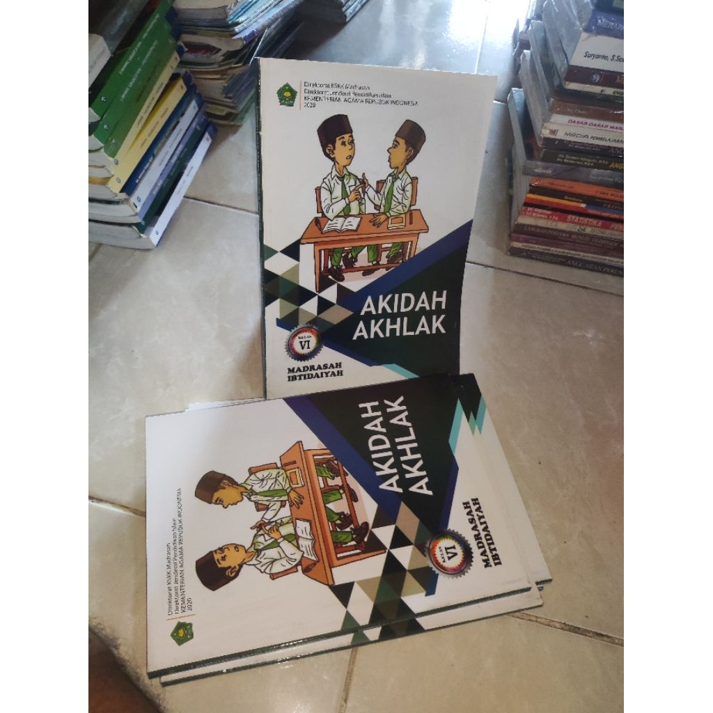 buku aqidah akhlak kelas 6 madrasah ibtidaiyah