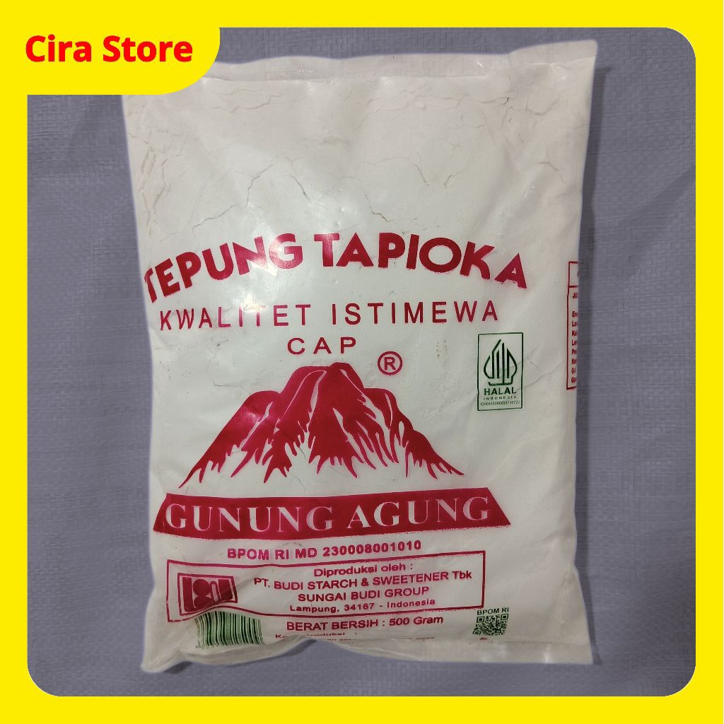 

Tepung Tapioka Cap Gunung Agung 500 gr