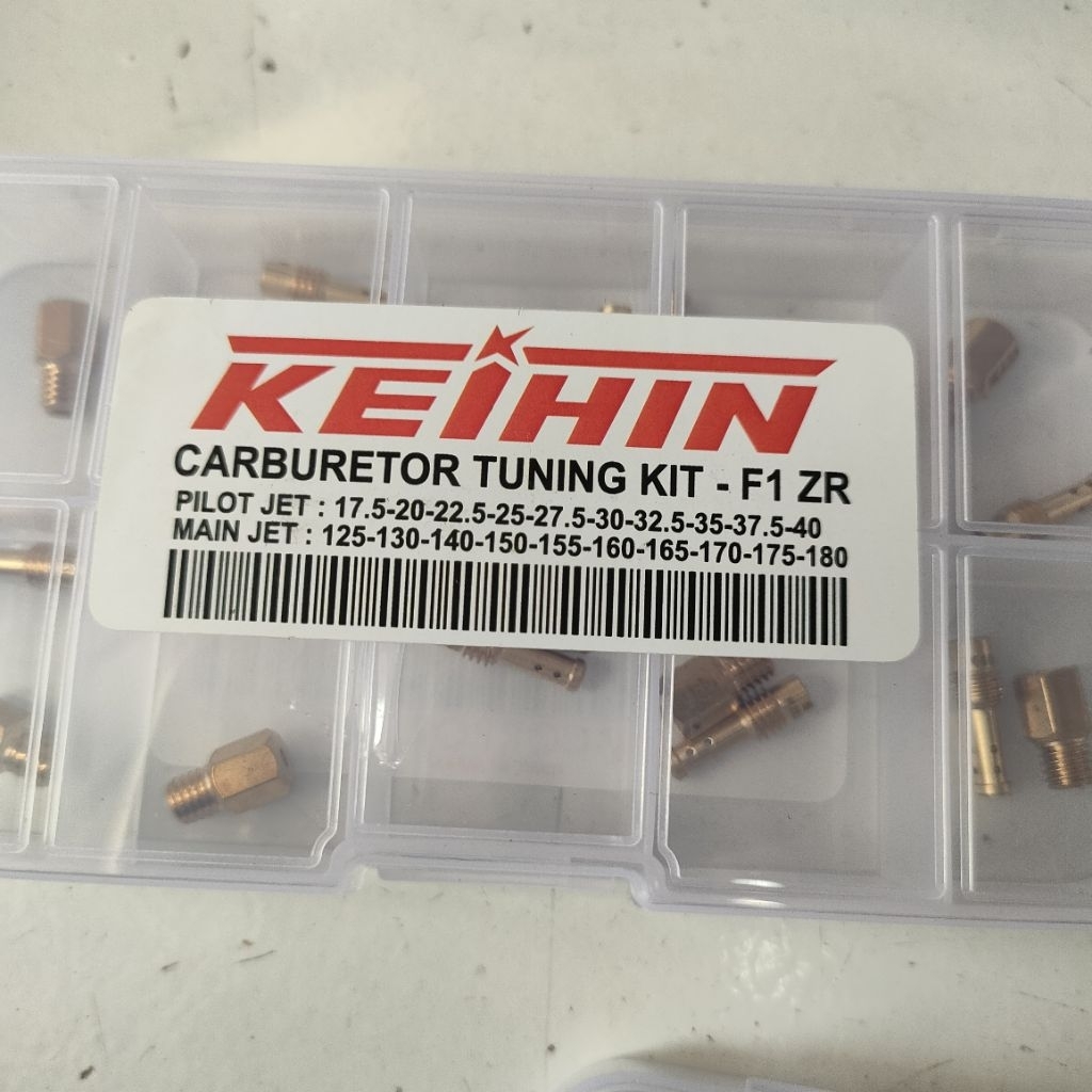 Original Pilot jet F1ZR #17.5 #20 #22.5 #25 #27.5 #30 #32.5 #35 #37.5 #40 main jet F1ZR #125 #130 #1