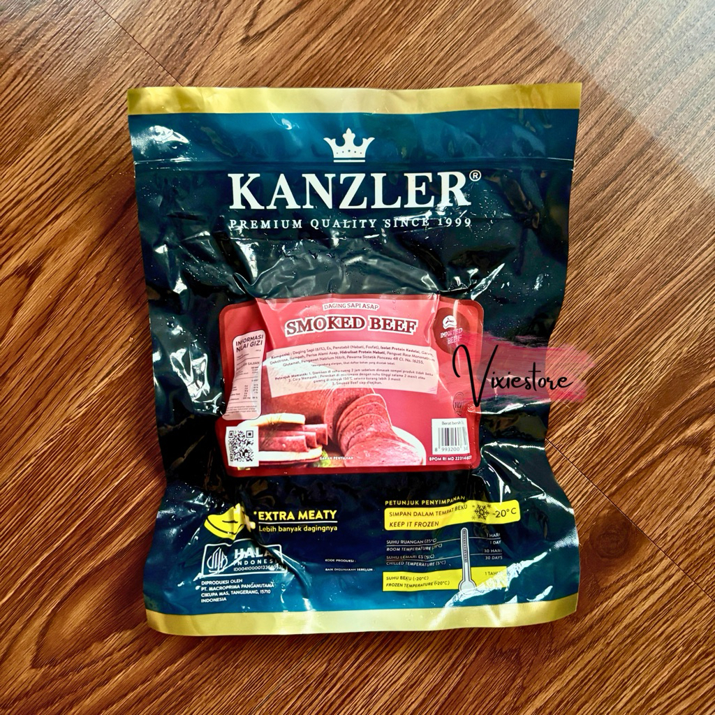 

Kanzler Smoked Beef Daging Asap Slice Round 250gr