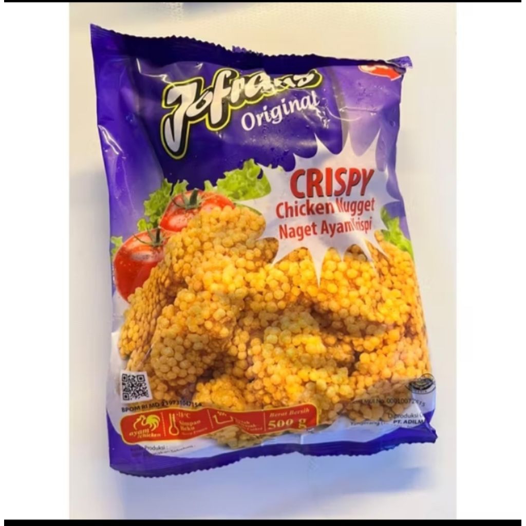 

nugget jofrans crispy 500 gram