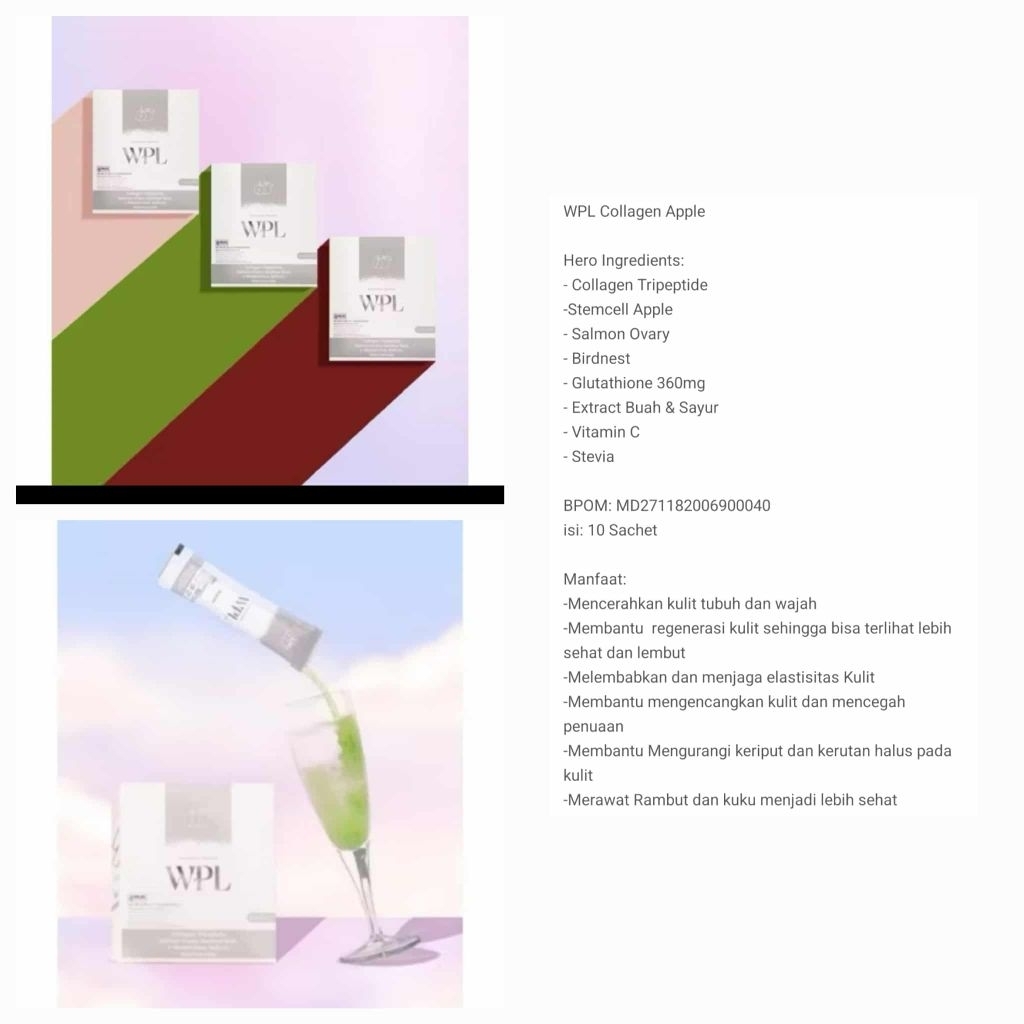 Collagen WPL rasa apel