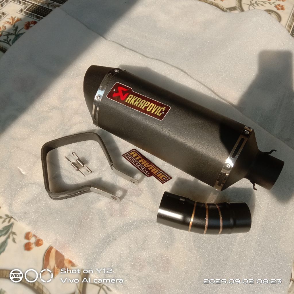 BASS ADEM knalpot racing Akrapovic black slipon free DB killer CBR 250RR CBR 250R Thailand CBR 150R 