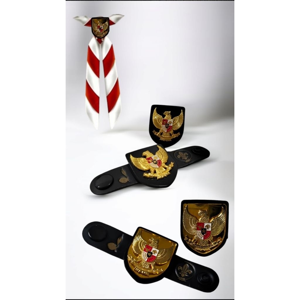Ring kacu Pramuka gambar Garuda logam