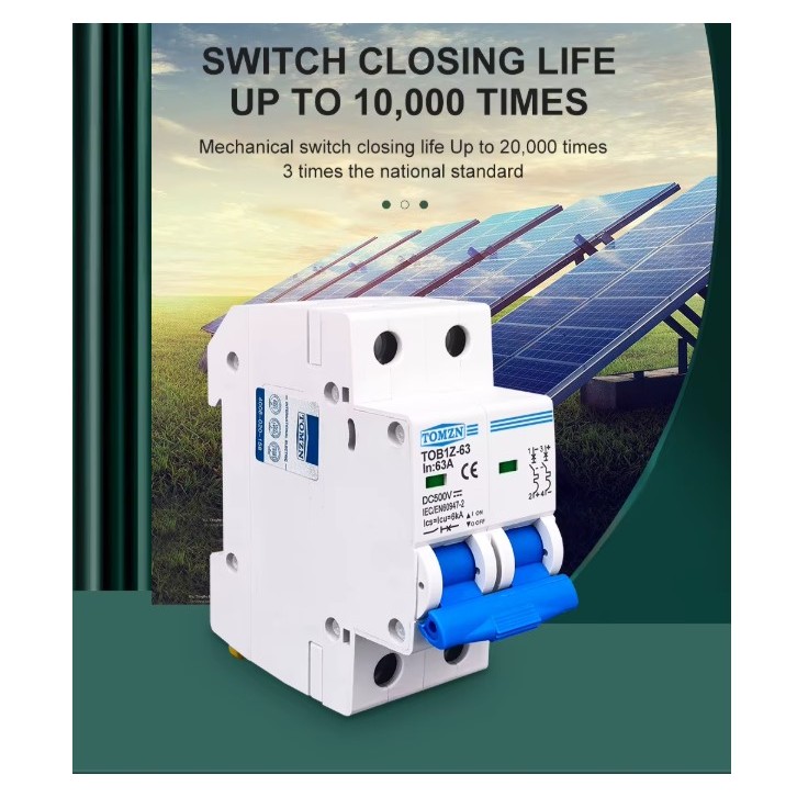 MCB DC 2P TOMZN 10-125 Amper