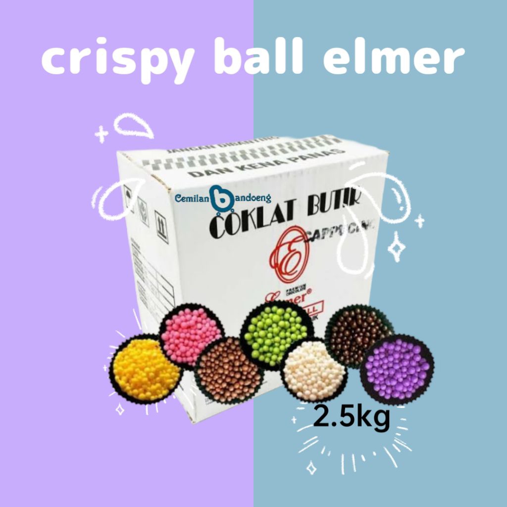 

CRISPY BALL ELMER 1 BOX ISI 2.5 KILOGRAM