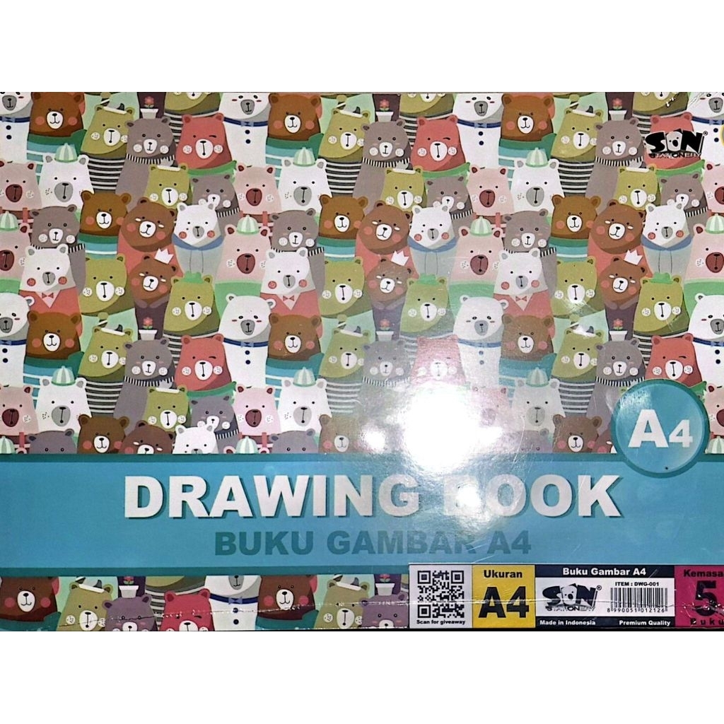 

BUKU GAMBAR SON UKURAN A4 ISI 5 PCS