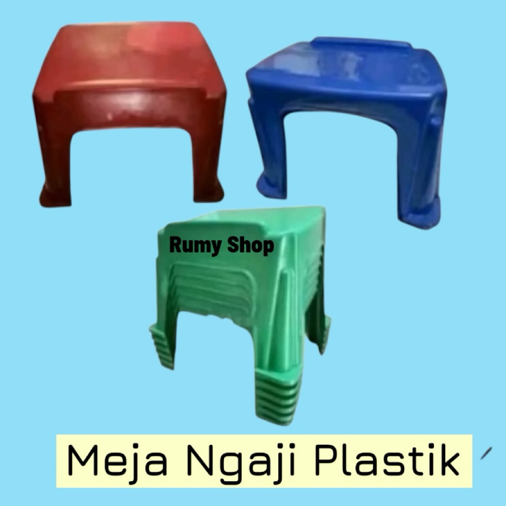 Meja Ngaji/Belajar Bahan Plastik Model Miring