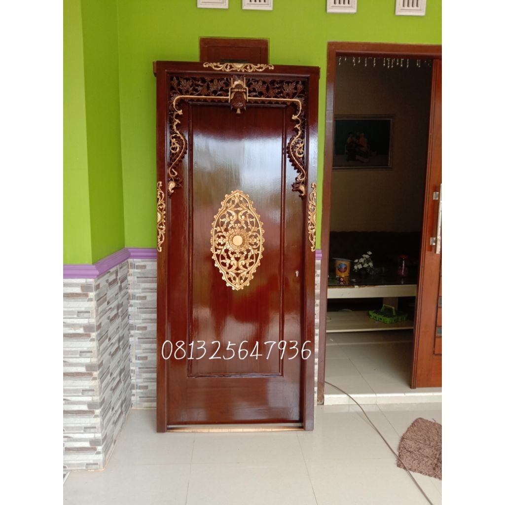 Kusen pintu gebyok jawa kayu jati