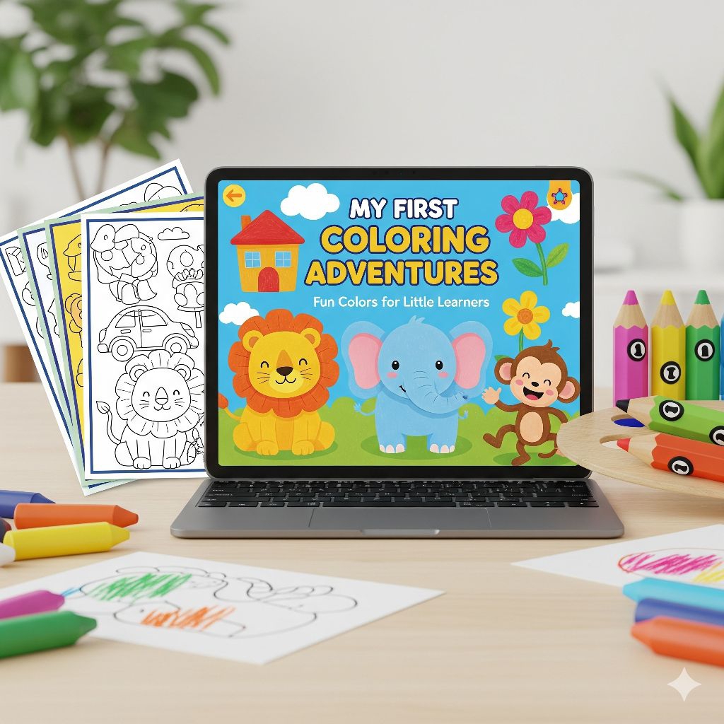 

Kids coloring - lembar mewarnai untuk anak SD TK dan PAUD UK. A4