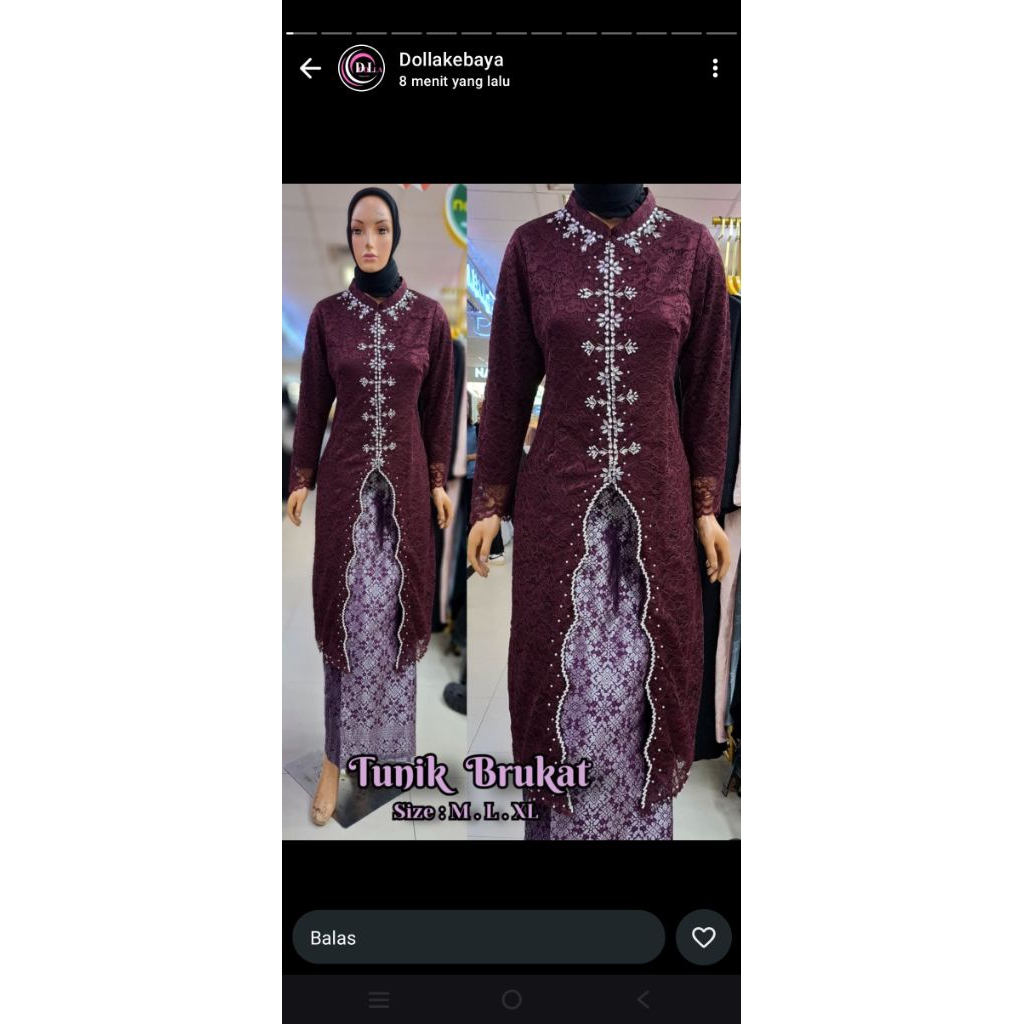 ditelan rok kebaya bordir