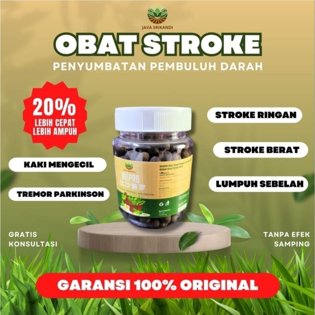 

Stroke Berat Kaki Mengecil Struk Ringan Lumpuh Sebelah Kiri Kanan Herbal Ampuh Bispro 250 Pil