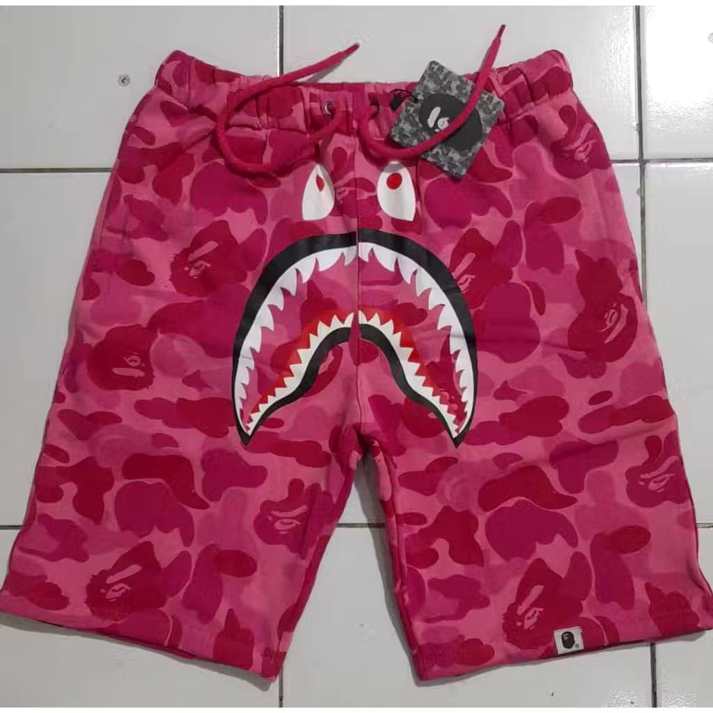 CELANA PENDEK BAPE PINK CAMO