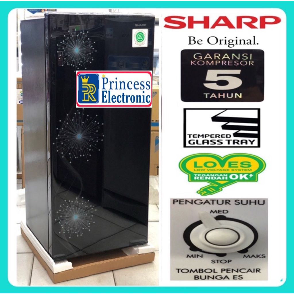 Lemari es Sharp 1 Pintu SJ X 197 MG
