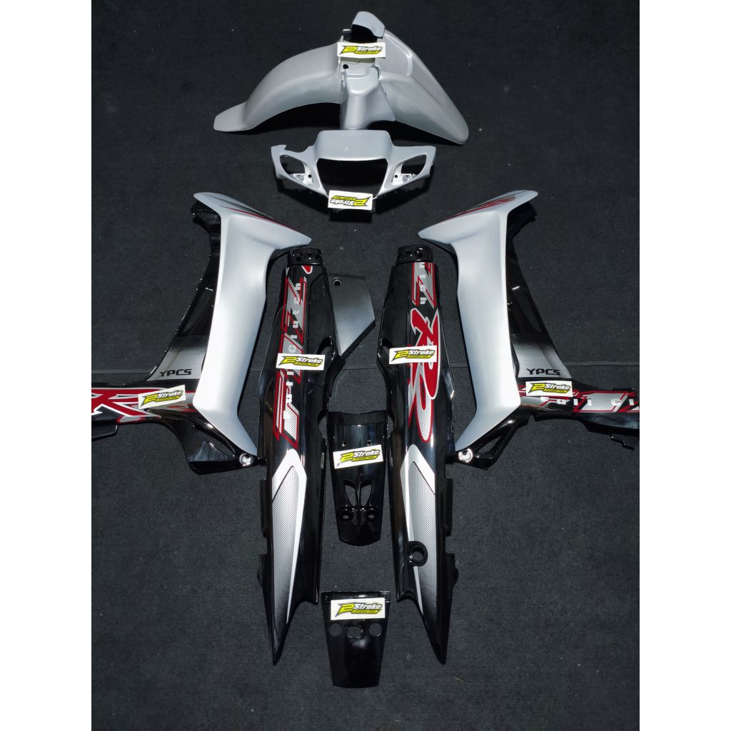 CoverBody Fizr Full Set Halus Body Fizr Full Clutch Hitam Silver 2002 Body Set Halus Yamaha Fizr F1z