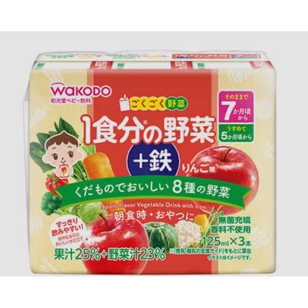

Wakodo Jus Isi 3 rasa Apel dan Jus 125mx3