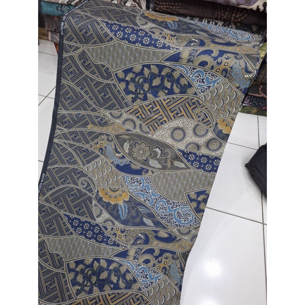 bahan batik katun mido exclusive // batik katun mido original meteran // kain batik katun meteran by