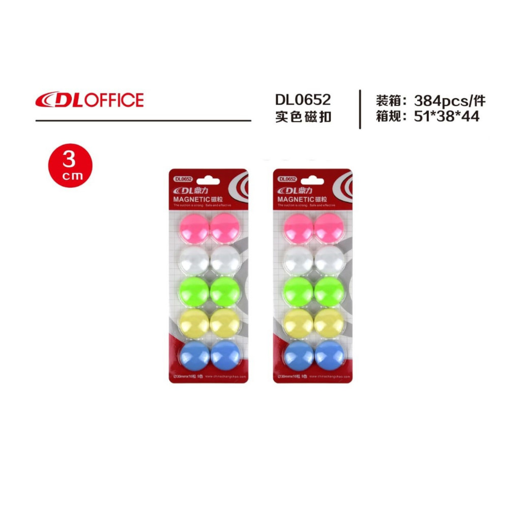 

Magnet Papan Tulis Whiteboard Warna 3 cm & 4 cm