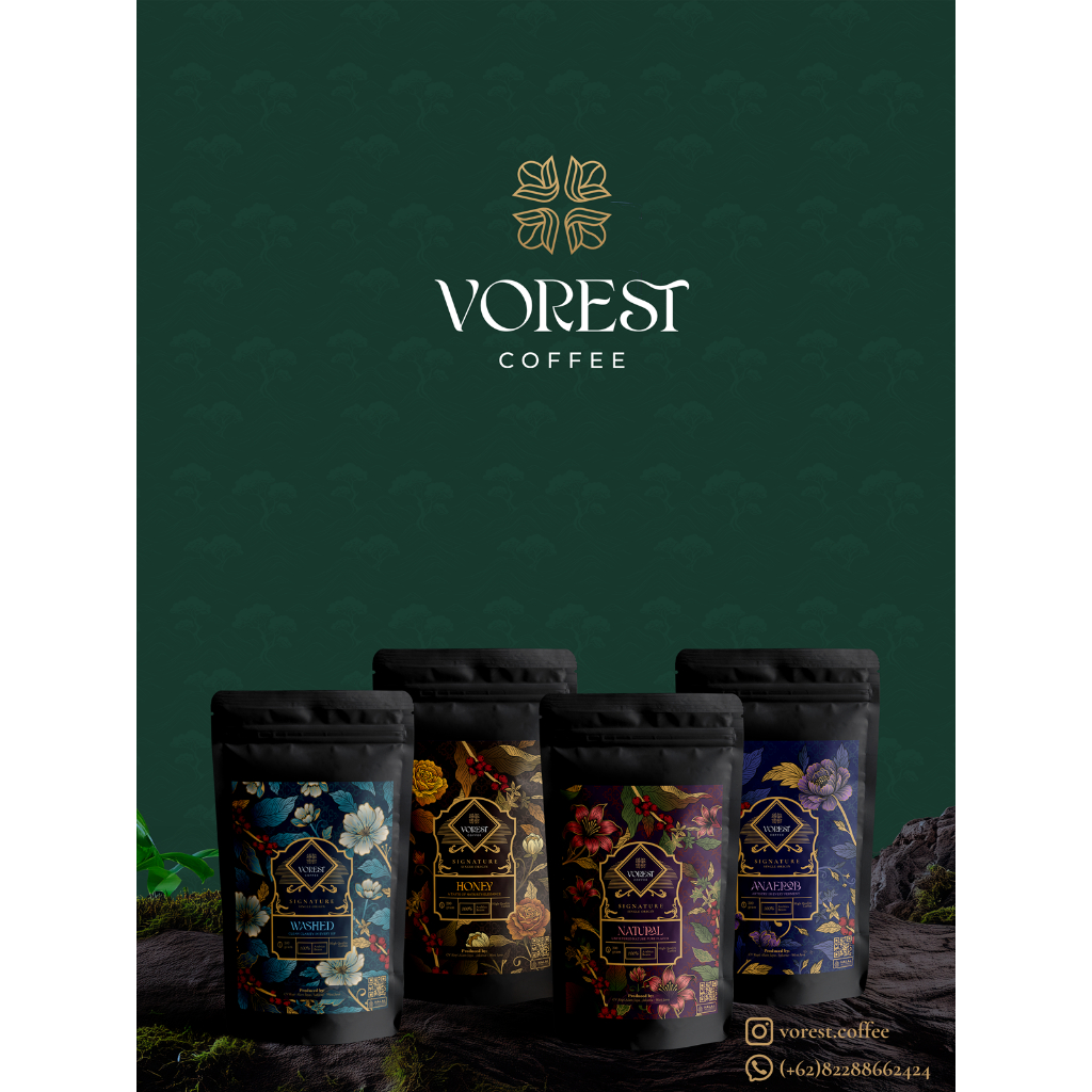 

Vorest Coffee (200 gr) Biji Kopi Dengan Proses Natural Honey Washed Anaerob