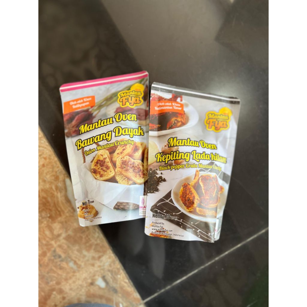 Mantau oven oleh-oleh khas Balikpapan Kalimantan timur 70g