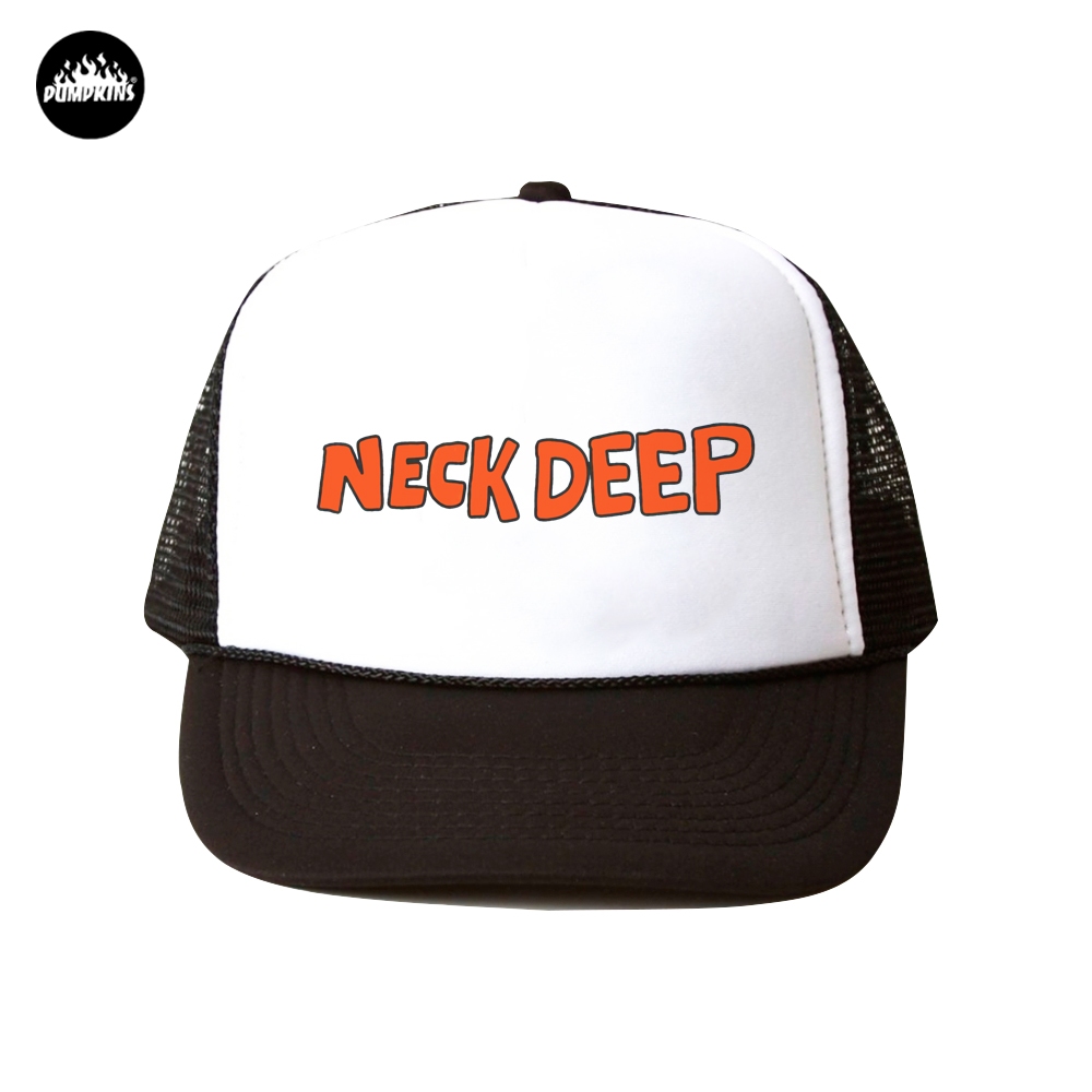 Trucker Hat NECK DEEP Topi Jaring Band Merchandise