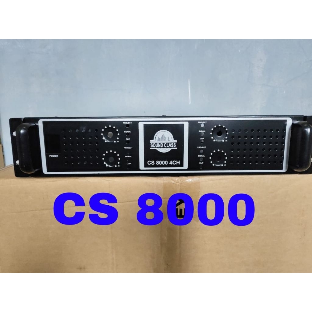 Box Power CS 8000 4Chanel Tebel Plat Besi Dengan Desain 4CH