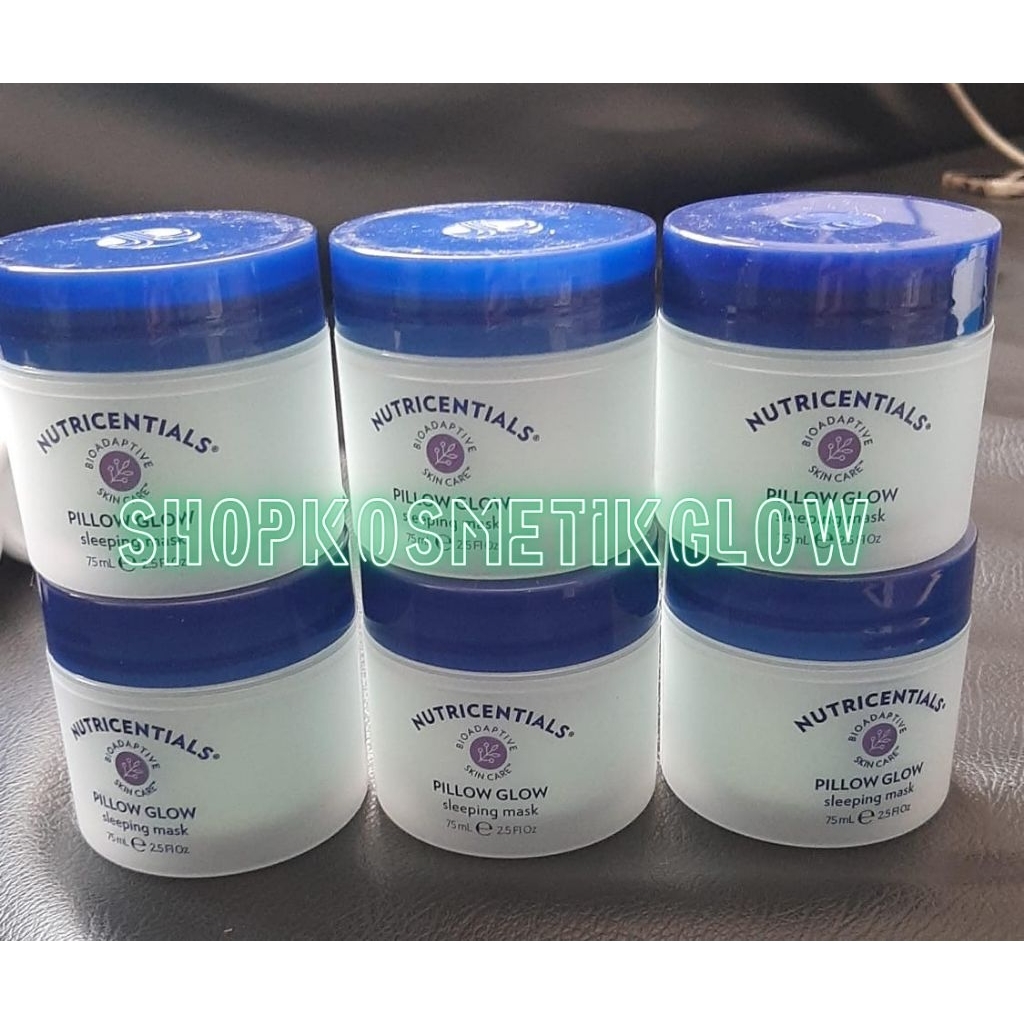 Nutricentiall Pillow Glow Sleeping Mask Ed 10/2027 Masker Nu  Skin Pillow Glow Nu  Skin