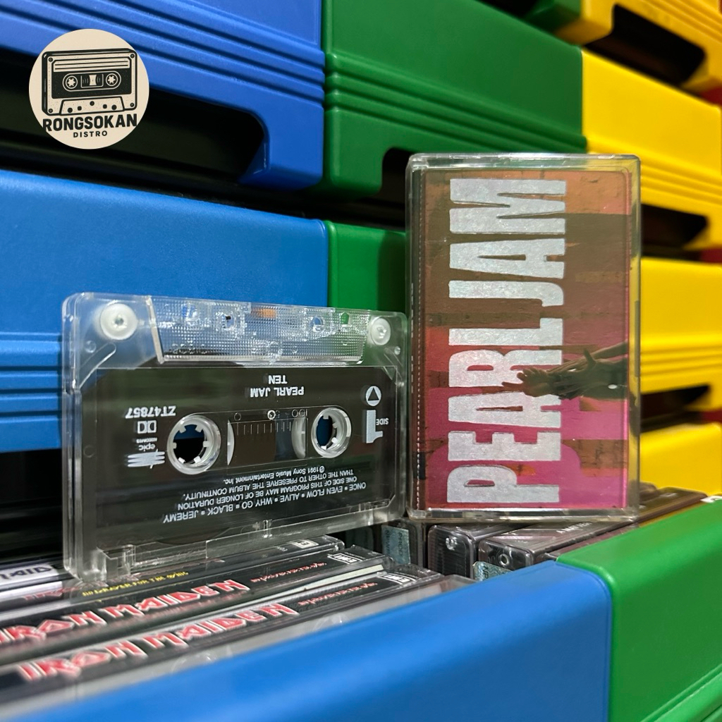 Kaset Pita Import PEARL JAM TEN (SONY MUSIC)