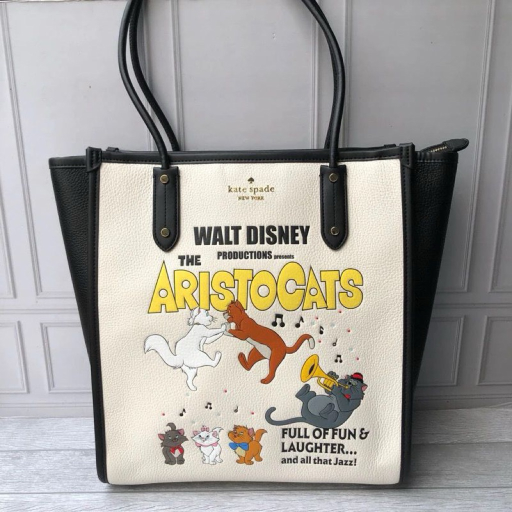 preloved tas kate spade x walt disney tote long handle