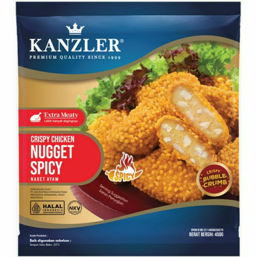 

Kanzler Spicy Crispy Chicken Nugget 450gr