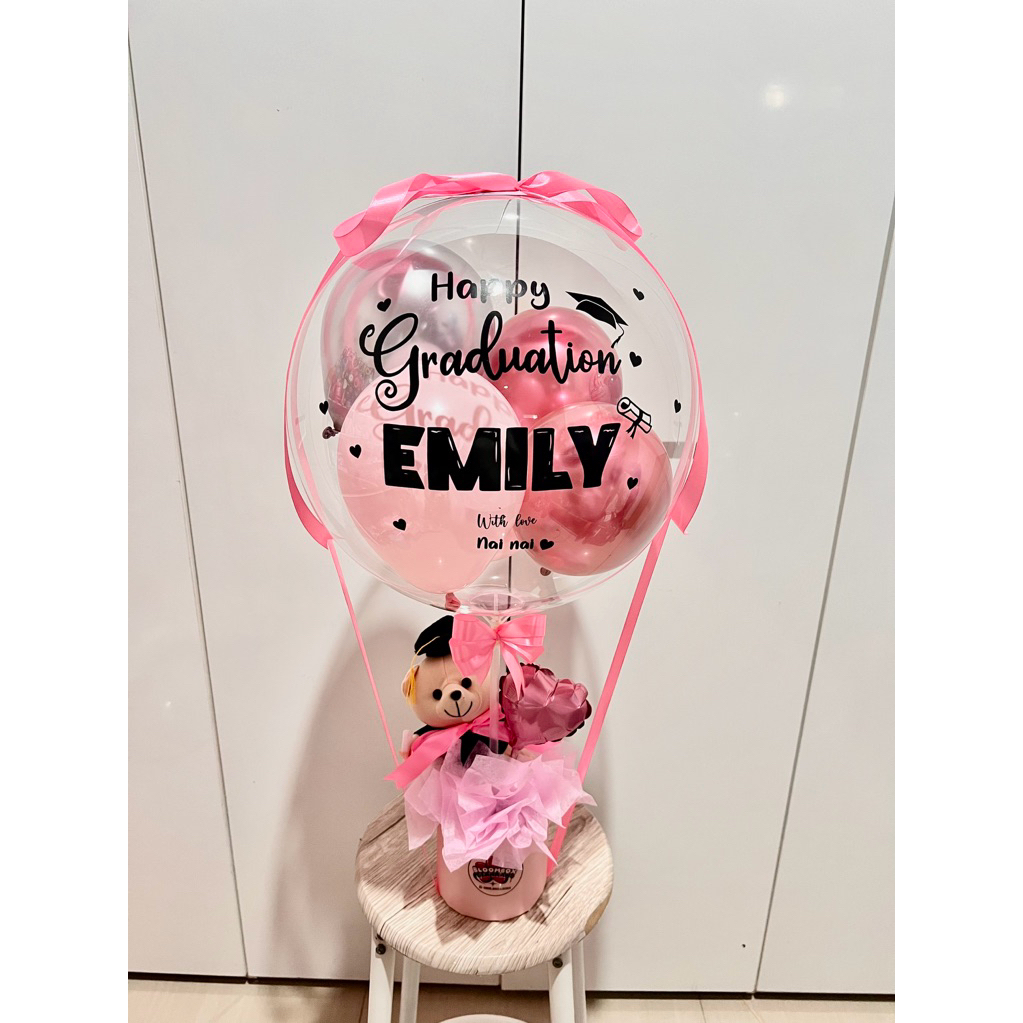 Buket balon graduation ready