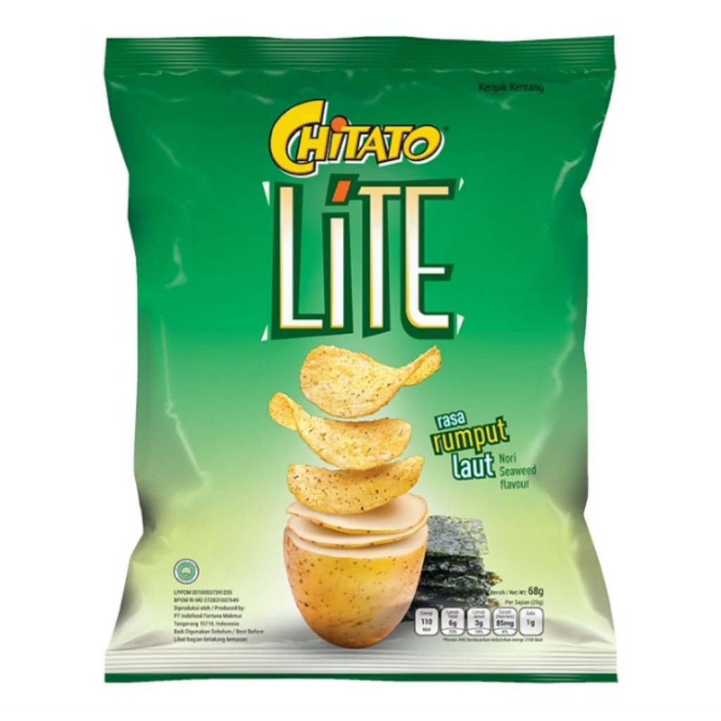

Chitato Lite Keripik Kentang Rumput Laut 68 g